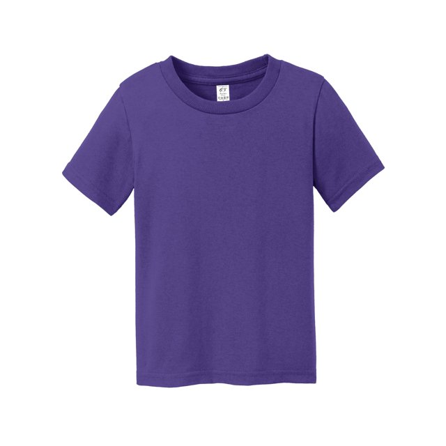 Gravity Threads T-Shirt à Manches Courtes en Coton Doux pour Tout-Petit - Violet - 3T
