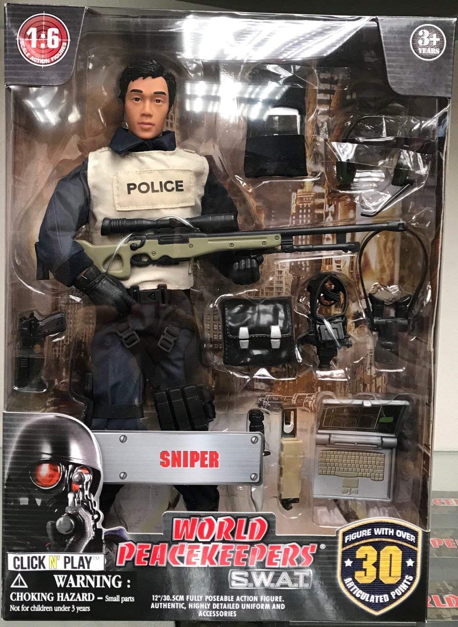 Click N Play Police Force Sniper 12 Inch Action Figure Play Set With Accessories Walmart Com Walmart Com Click N Play Police Force Sniper 12 Inch Action Figure Play Set With Accessories Walmart Com Walmart Com