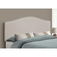 thumbnail image 5 of Monarch Bed, Headboard Only, Queen Size, Bedroom, Upholstered, Beige Linen Look, 5 of 5