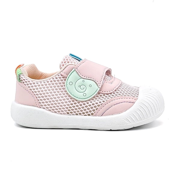 Toddler Wide Toe Box Shoes Kids Girls Boys Breathable Barefoot Hook & Loop Lightweight Walking Sneakers Casual Flexible Sole Slip On