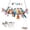 Style 5: A Style, variant on NUAHRHY 3Pcs Butterfly Crystal SunCatcher, Hanging Crystals Ornament Prisms with Chain, Indoor Rainbow Maker for Window Garden Patio Home