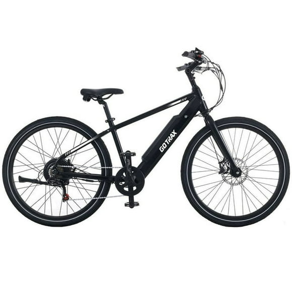 Gotrax CIT 27.5" Adult Electric Bike, 350W/36V up 32KPH, 35KM-65KM, Commuter Ebike for Adults, Black