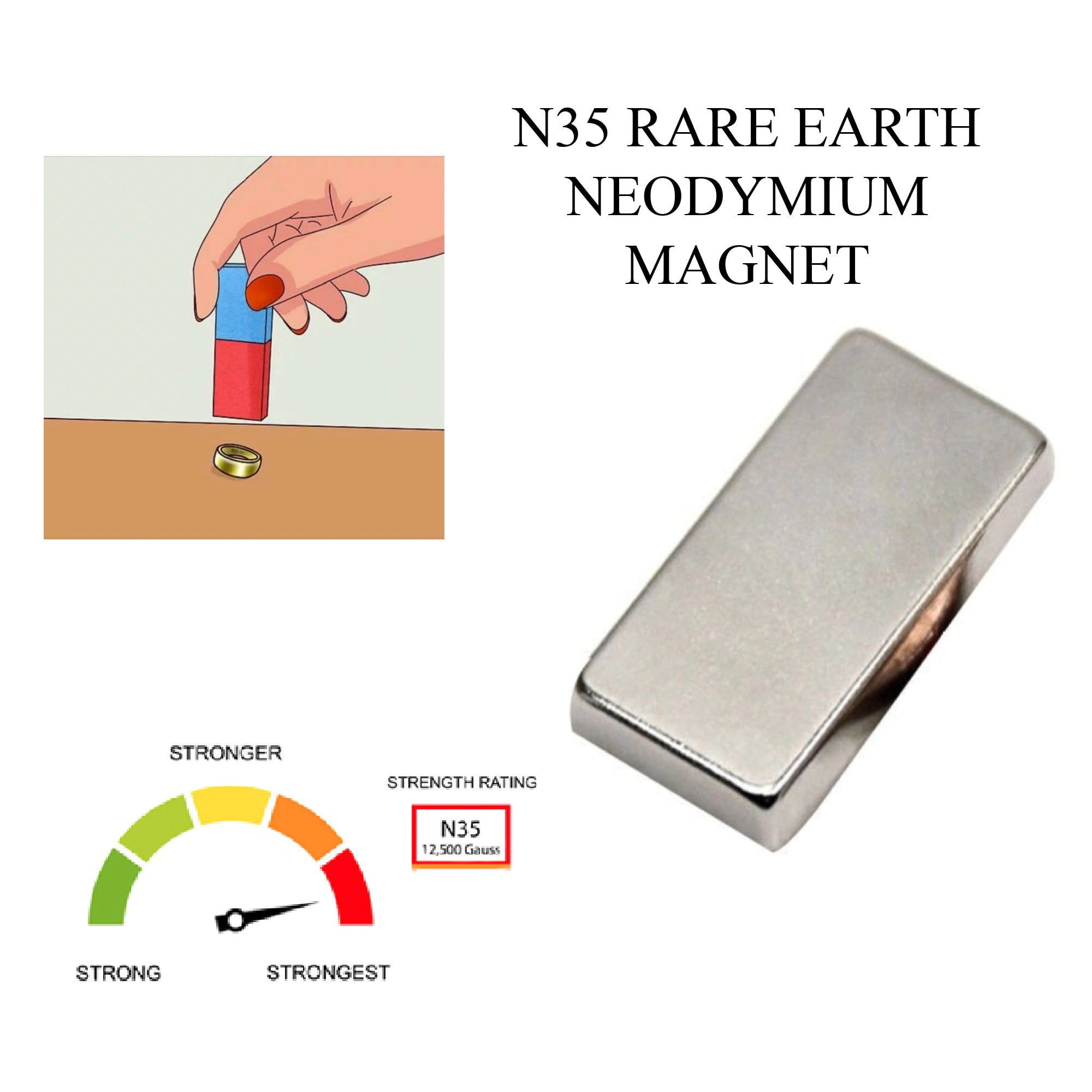 JSP Rare Earth Neodymium N35 for Precious Metals Gold Jewelry