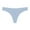 Blue, variant on BLVB Seamless Underwear for Women No Show Ice Silk Bikini Briefs Breathable Hipster Wavy Panties for Ladies
