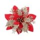 thumbnail image 3 of Decoración navideña para árbol de Papá Noel, flor de Pascua personalizada, tallo de flores artificiales, selecciones florales de Navidad, 3 of 4