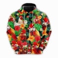 thumbnail image 2 of Sudadera con capucha de estilo hip hop para hombre y mujer, sudadera con estampado 3D de pollo, estilo Harajuku, informal, ropa de calle, 2 of 5