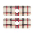 thumbnail image 7 of Yayeee Faucet Mat for Kitchen Sink 14.7" Diatomite Long Splash Guard Pad, Red Tartan, 2 Pack, 7 of 7