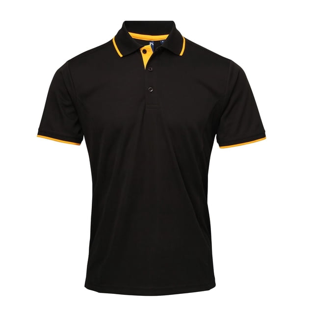 Premier Polo Contrasté Coolchecker pour Hommes