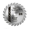 Worx WA5085 4-1/2" 24T Compact Circular Saw Blade TCT