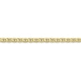 thumbnail image 2 of 10K Yellow Gold bracelet Anchor chain 7 in 3 mm 3mm Concave, 2 of 4