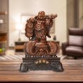 thumbnail image 6 of Buddha Sculpture, Laughing Buddha Figurine Artwork Ornament Feng Shui Chinese Buddha Statue, Sitting Buddha Statue for Garden Outdoor Car Home Style C, 6 of 8