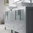 thumbnail image 4 of Sydney 72" Double w/ Vessel Sinks and Mirrors (Metal Grey), 4 of 10