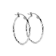 thumbnail image 4 of Arete De Plata 925 Imperial Jewelry Con Diamantado Torsal 25mm, 4 of 9