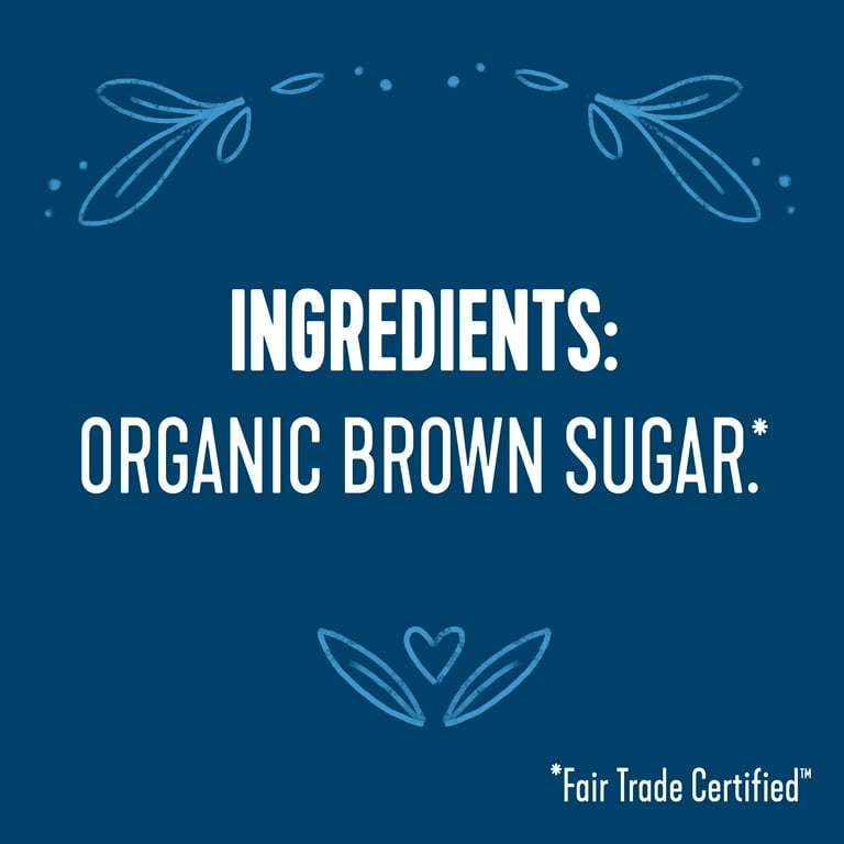 Wholesome Organic Fair Trade Dark Brown Sugar, 20oz Resealable