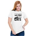 thumbnail image 4 of Take Naps and Pet Cats Funny Cute Women's Graphic T Shirt Tees Brisco Brands M, 4 of 6