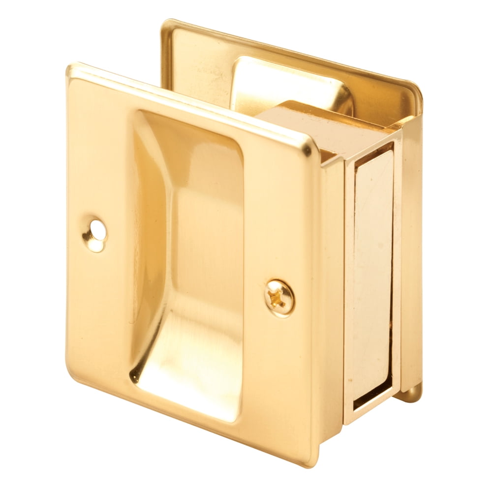 Solid Brass Pocket Door Combination Pull