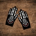 thumbnail image 2 of Underwraps UDW-29834-C Skeleton Adult Costume Gloves, 2 of 3