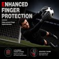 thumbnail image 3 of Guantes de arquero de fútbol Obbsen Strong Grip Finger Save, 3 of 6