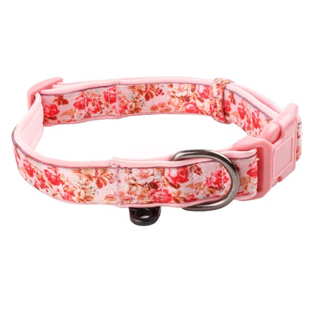 Woballe Classic Dog Collar para perros pequeños, medianos y grandes, cincha suave, tamaño ajustable MFZFUKR CPB-US-YY789-2