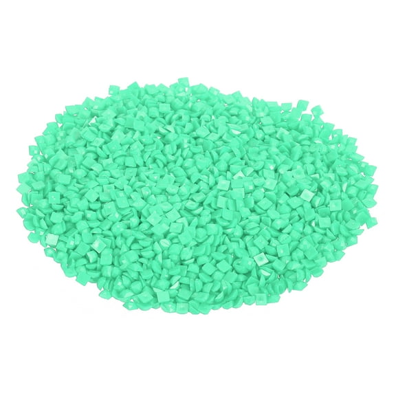 6000 Pcs Diamond Art Painting Beads, Square 5D Diamond Art Painting Accessories for Gem Replacement(Cyan)