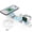 White, variant on Wireless Charger for iPhone, 3 in 1 Charging Station for iPhone Devices, 15W Fast Wireless Charger Stand for iPhone 16 15 14 13 12 Pro Max, Charging Pad for AirPods 3/2/Pro, iWatch 9/8/7/6/SE/5/4