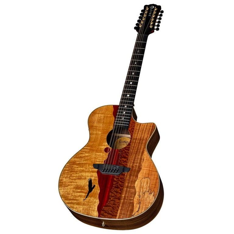 Luna Guitars Vista Eagle 12-String Cutaway Acoustic-Electric
