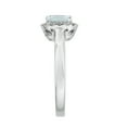 thumbnail image 2 of Gin & Grace 14KT WG Genuine Aquamarine and diamond accent Ring, 2 of 5