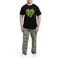 thumbnail image 5 of CafePress - Ginkgo Leaf Heart Men's Dark Pajamas - Men's Dark Loose Fit Cotton Pajama Set, 5 of 7