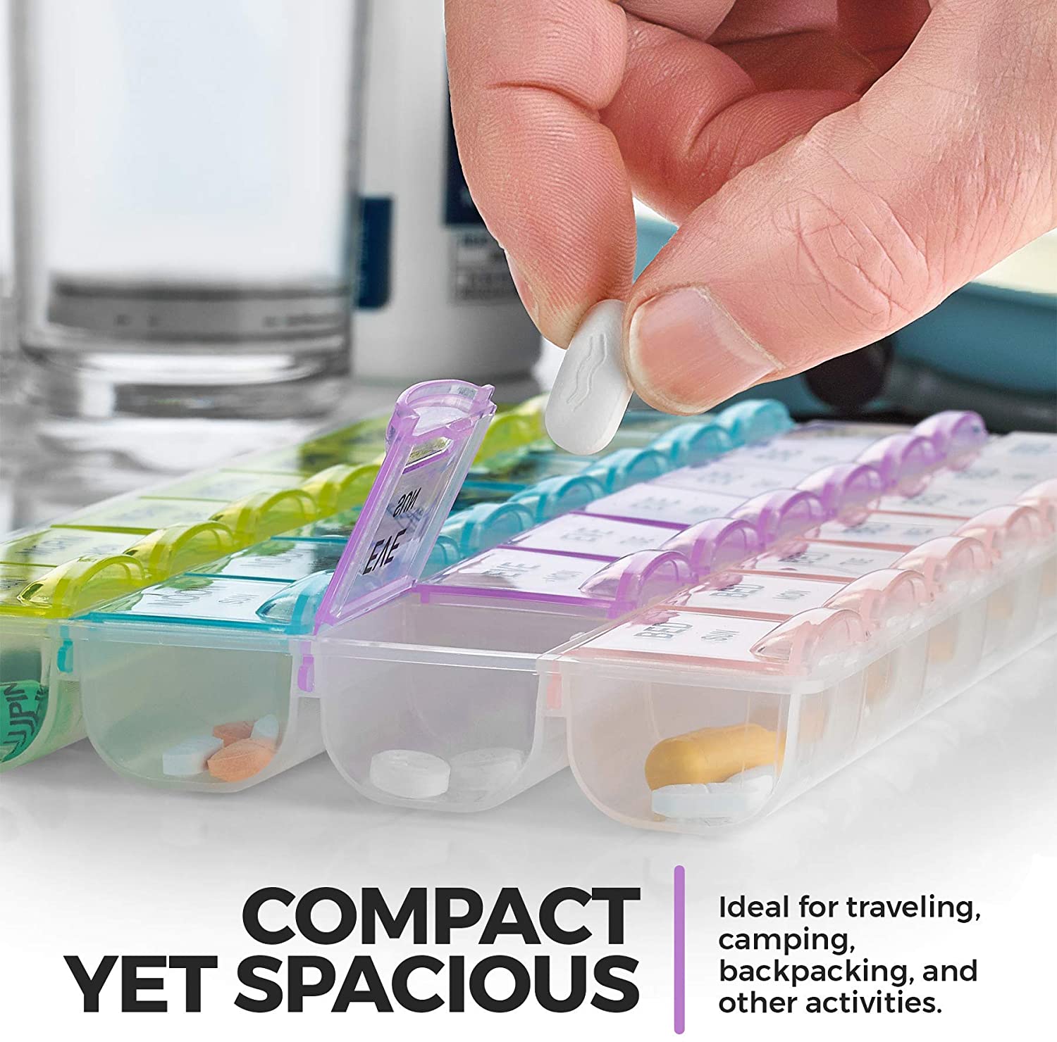 MEDca Monthly Pill Organizer 2-Pack photo 5