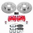 thumbnail image 2 of PowerStop Front Z26 Street Warrior Brake Pad and Rotor Kit with Red Powder Coated Calipers Fits: HONDA Select Models KC6766-26, 2 of 4