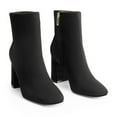 thumbnail image 3 of DREAM PAIRS Women's Ankle Boots with Side Zip, Block Heel, Classic Chic Style for Work & Casual Outfits, 3 of 5