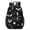 Bat and Sun, variant on Sun and Moon Gothic Pattern 17" School Backpacks for Teens,Waterproof Oxford Fabric,S-Shape Padded Straps for School,Travel,Hiking,Camping