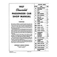 thumbnail image 2 of Detroit Iron OEM 1957 Chevrolet Passenger Car Shop Manual, 2 of 2