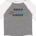 thumbnail image 4 of Inktastic Nanas Little Cowboy with Cowboy Hat and Boots Boys Long Sleeve Baby Bodysuit, 4 of 5
