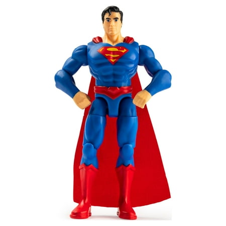 DC Comics 4-inch SUPERMAN Action Figure with 3 Mystery Accessories, Adventure 7