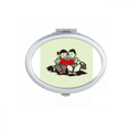 thumbnail image 1 of China Learning Red Educational Propaganda Mirror Portable Fold Hand Makeup Double Side Glasses, 1 of 3