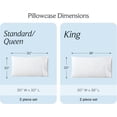 thumbnail image 5 of Luxclub Ultra Soft Silky Performance Pillowcase Set, King, Red, 2 Pack, 5 of 8