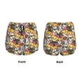 thumbnail image 5 of Vsdgher Cute Cat Cartoon Print Women's Running Double Layer Shorts High Waisted with Pockets Elastic Yoga Workout Athletic Gym Sports, 5 of 8