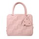 thumbnail image 1 of Pink Bolso cuadrado pequeño de moda, bolso cruzado de cuero, bolso de galletas de color sólido para regalo, 1 of 4