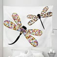 thumbnail image 1 of Colorful Tapestry, Butterfly and Dragonflies Colorful Alluring Wings and Dark Silhouettes Print, Fabric Wall Hanging Decor for Bedroom Living Room Dorm, 5 Sizes, Multicolor, by Ambesonne, 1 of 1