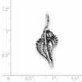 thumbnail image 2 of 925 Sterling Silver Vintage Conch Shell Collier Pendentif Charme Seashore Coquillage, 2 of 6