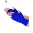 thumbnail image 5 of Deago 1 Pairs Winter Half Finger Gloves Knitted Fingerless Mittens Warm Stretchy Gloves for Men and Women (Blue), 5 of 8
