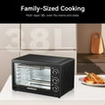 thumbnail image 6 of Toaster Oven - Stainless Steel: Countertop Small Toaster, 4-Slice with 8 Smart Cooking Functions and 3 Flexible Rack Positions, 6 of 7