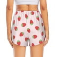 thumbnail image 4 of Goofa Strawberry Printed Women 2 in 1 Running Shorts,Quick Dry Athletic Workout Shorts,High Waisted Athletic Shorts with Liner Pockets-, 4 of 9