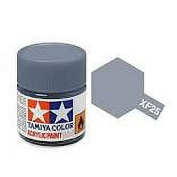 Mini XF-25 Flat Light Sea Grey Acrylic 10ml (1/3oz) Bottle Hobby Paint Tamiya