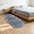 thumbnail image 5 of Dmlowu Extra Long Runner Rug for Hallways, Non-Slip Washable Bedroom Rug, Fluffy Plush Solid Color Area Rug for Living Room Hallway, "19.6 x 70.8", 5 of 6