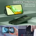 thumbnail image 3 of Casehas - Funda magnética con soporte para Samsung Galaxy S22, a prueba de golpes, color verde, 3 of 8