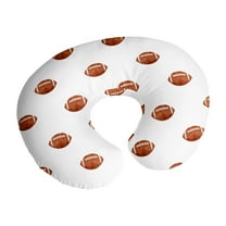 Sweet Jojo Designs Watercolor Sports Theme Football Print Boy Nursing Pillow Cover Case (Pillow Not Included)