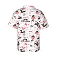 thumbnail image 3 of Balery Dachshund Dog Puppy Print Men's Hawaiian Shirts Short Sleeve Beach Shirt Relaxed Fit Vacation Button Down Shirts-XX-Large, 3 of 9
