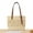 Beige, variant on Yoyauz Women's Grass Woven Beach Bag - Women's Beach Handmade Woven Handbag, Summer Mesh Hollow Shoulder Bag, Suitable for Holidays